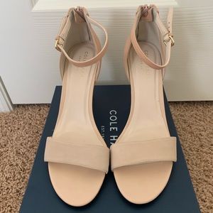 Cole Haan Strappy Suede & Leather Sandals